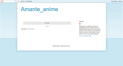 Desktop Screenshot of amanteanime.blogspot.com