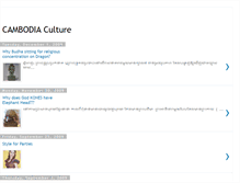 Tablet Screenshot of camboculture-khmerboy.blogspot.com