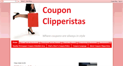 Desktop Screenshot of couponclipperistas.blogspot.com