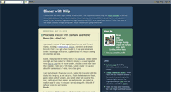 Desktop Screenshot of dilipdinner.blogspot.com