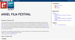 Desktop Screenshot of angelfilmfestival.blogspot.com