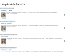 Tablet Screenshot of langolodellacalzetta.blogspot.com