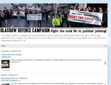 Tablet Screenshot of glasgowdefencecampaign.blogspot.com