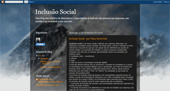 Desktop Screenshot of inclusaosocial-alunocicero.blogspot.com