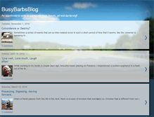 Tablet Screenshot of busybarbsblog.blogspot.com