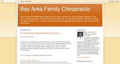 Desktop Screenshot of bayareachiropractic.blogspot.com