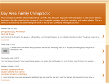 Tablet Screenshot of bayareachiropractic.blogspot.com