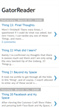 Mobile Screenshot of gatorreader.blogspot.com