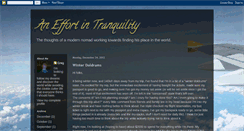 Desktop Screenshot of aneffortintranquility.blogspot.com