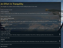 Tablet Screenshot of aneffortintranquility.blogspot.com