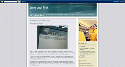 Desktop Screenshot of jungundfrei.blogspot.com