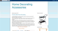 Desktop Screenshot of homedecoratingaccessories.blogspot.com