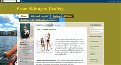 Desktop Screenshot of fromskinnytohealthy.blogspot.com