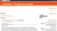 Desktop Screenshot of investicedokomodit.blogspot.com