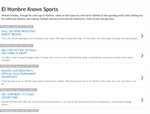 Tablet Screenshot of elhombreknowssports.blogspot.com