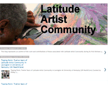 Tablet Screenshot of latitudeart.blogspot.com