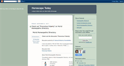 Desktop Screenshot of horoscope2day.blogspot.com