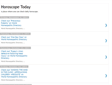 Tablet Screenshot of horoscope2day.blogspot.com