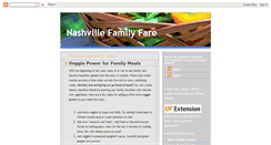 Desktop Screenshot of nashvillefamilyfare.blogspot.com