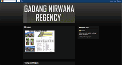 Desktop Screenshot of gadangnirwanaregency.blogspot.com