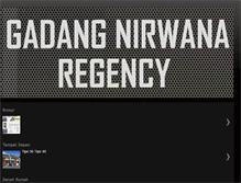 Tablet Screenshot of gadangnirwanaregency.blogspot.com