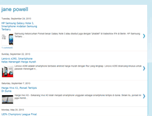Tablet Screenshot of janepowell.blogspot.com