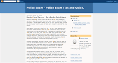 Desktop Screenshot of policeexam-tips.blogspot.com