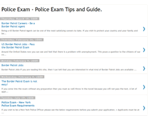 Tablet Screenshot of policeexam-tips.blogspot.com