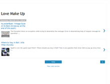 Tablet Screenshot of love-make-up.blogspot.com