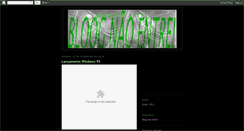 Desktop Screenshot of blognaoentre.blogspot.com