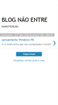 Mobile Screenshot of blognaoentre.blogspot.com