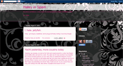 Desktop Screenshot of haleyandspain.blogspot.com