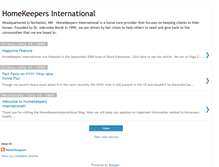 Tablet Screenshot of homekeepersint.blogspot.com