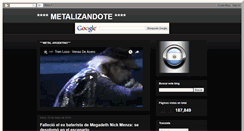 Desktop Screenshot of metalizandote.blogspot.com