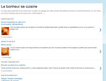 Tablet Screenshot of lebonheursecuisine.blogspot.com