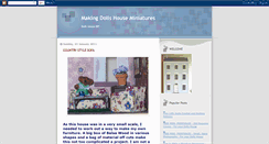 Desktop Screenshot of dolls-house-minis.blogspot.com