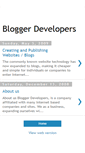 Mobile Screenshot of bloggerdevelopers.blogspot.com