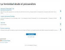 Tablet Screenshot of mujerdesdefreud.blogspot.com