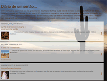 Tablet Screenshot of diariodeumsertao.blogspot.com