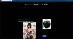 Desktop Screenshot of besttrendsetternow.blogspot.com