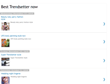 Tablet Screenshot of besttrendsetternow.blogspot.com