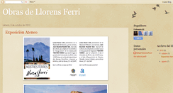 Desktop Screenshot of llorensferri.blogspot.com