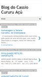 Mobile Screenshot of cassiocururu.blogspot.com