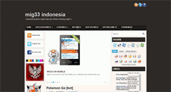 Desktop Screenshot of mig-indonesia.blogspot.com
