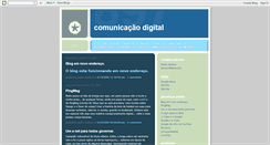 Desktop Screenshot of comunicacao-digital.blogspot.com