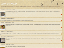 Tablet Screenshot of lojadepano.blogspot.com
