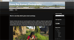 Desktop Screenshot of dianarajkumariphotography.blogspot.com