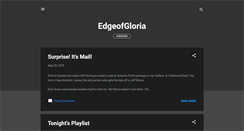 Desktop Screenshot of edgeofgloria.blogspot.com