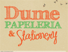 Tablet Screenshot of dumepapeleria-prueba.blogspot.com