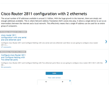 Tablet Screenshot of cisco2811.blogspot.com